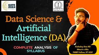 New Paper at Gate-2024 | Data Science and AI | Detailed Analysis of Syllabus