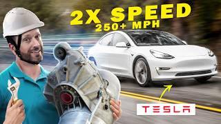 Double the Speed?! Tesla Model 3 Gear Swap & LSD Upgrade!