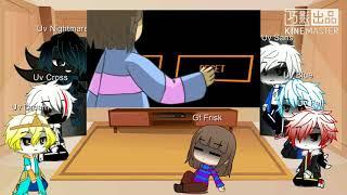 Underverse react to Glitchtale//part 1//video in decs