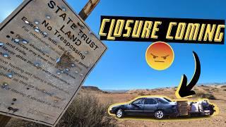 Dispersed Camping Closures & RV Boondocking Rules