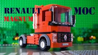 Lego truck Renault Magnum AE 420 MOC - Build - Tutorial - lego stop motion