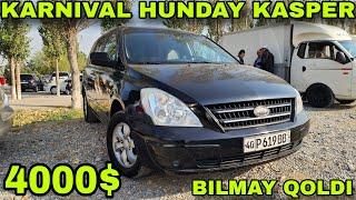 23 SENTABR FARGONA MASHINA BOZORIDA INOMARKALAR KIA KARNIVAL HUNDAY KASPER HONDA ELIZON