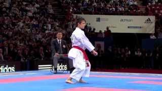 Final Female Kata. Sandy Scordo of France. 21st WKF World Karate Championships Paris 2012