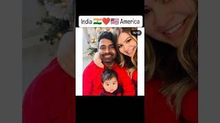 Indian ️ American couple #indiaamerica #america #american #india