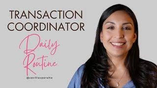 Real Estate Transaction Coordinator Daily Schedule & Productivity Tips