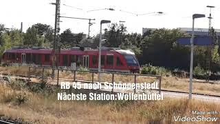 [DB Regio Nord] Ansagen aus der RB 45 (Braunschweig-Schöppenstedt und zurück)