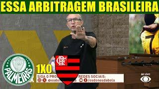 PALMEIRAS 1 X 0 FLAMENGO ARBITRAGEM ATRAPALHOU TODA A PARTIDA