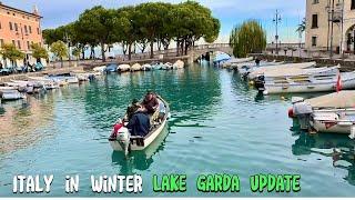 *ITALY* WALKING TOUR 4K 60FPS - LAKE GARDA DESENZANO - NOVEMBER 2024