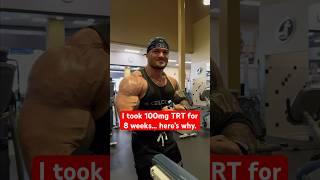 I took 100mg of TRT for 8 weeks, this is why ⬆️