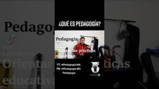 ¿Qué es Pedagogía? | #shorts #tiktok #pedagogia