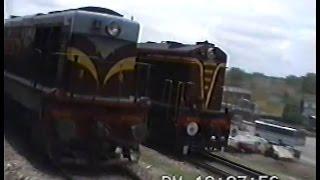 WDM4 Locos at Varanasi and Allahabad (July 1992)