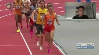 Liam Murphy 2024 Indoor Nationals 3K Breakdown