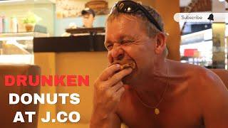 First Time Trying J.CO DONUTS in Indonesia | Drunken Donuts | Best Donuts in Indonesia