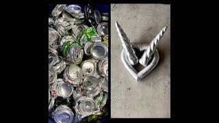 Melting Aluminum Cans & Sand Casting Trash to Treasure - TheGrowingStack