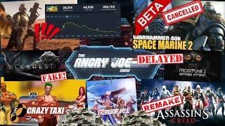 AJS News- Helldivers 2 90% Player Drop, Space Marine Beta Cancelled, Assassins Creed REMAKES & More!