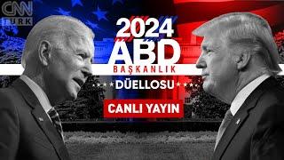 Donald Trump - Joe Biden 2024 ABD Başkanlık Düellosu #CANLI #SONDAKİKA