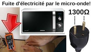 Économie d'énergie: Four à micro-ondes qui consomme 176mA en permanence (résistance ohmmètre 1300Ω)