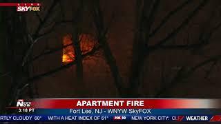 THREE ALARM APARTMENT FIRE: No injuries reported in Fort Lee, NJ (FNN)