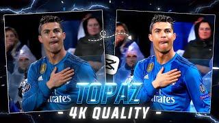  TOPAZ 4K Quality on Mobile - Capcut CC Tutorial!