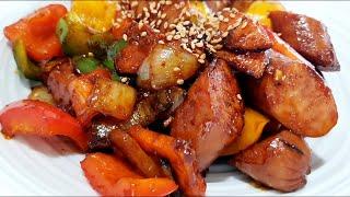Easy stir fried sausages with vegetables (MonoTv Jane)