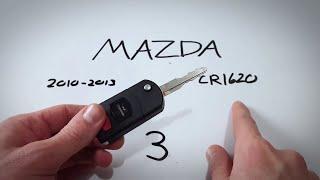 Mazda 3 Flip Key Fob Battery Replacement (2010 - 2013)