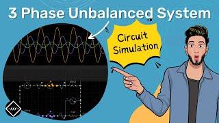 3 Phase Unbalanced System/Load with circuit simulation | TheElectricalGuy