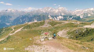 MONTÉE DU COL DE LA LOZE À VÉLO - COURCHEVEL