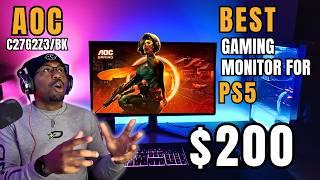 BEST Gaming Monitor For PS5 -  AOC CQ32G3SE Competition?