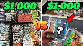 $1,000 in Packs vs. $1,000 in Singles