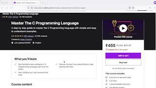 Master The C Programming Language