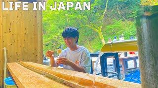 [Vlog] Daily life in Japan I enjoyed Japanese traditional "Nagashi Somen"!