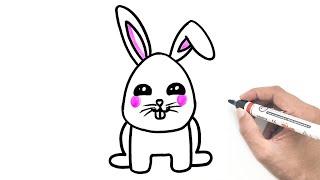 Easter Bunny Drawing Easy | YoKidz Channel | YoKidz Drawing