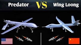 Predator VS Wing Loong Combat Drone | America's MQ-1 Predator VS Chinese Wing Loong Drone | UACV