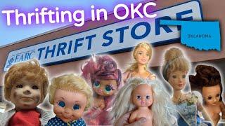 Thrifting in Oklahoma City OK (So many creepy dolls!)