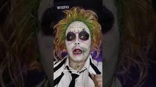 Barabara Maitland meets Beetlejuice 🪲#beetlejuice #sfx #makeuptransformation#shorts #shortvideo