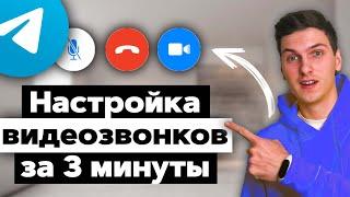 Полная настройка видеозвонков в Telegram с компьютера или ноутбука