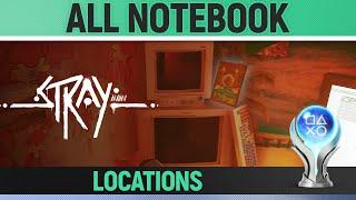 Stray - All Notebook Locations  How to unlock the Rooftop Area (Chapter 4)