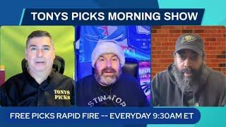 Live NCAAF NHL NCAAB Picks Tonys Picks Morning Show 12-18-2024