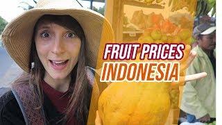 Fruit Prices in INDONESIA - Globe in the Hat #19
