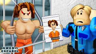 ROBLOX BrookhavenRP: ¡Jailbreak legendario! Criminal to Cop | Gwen Roblox Español