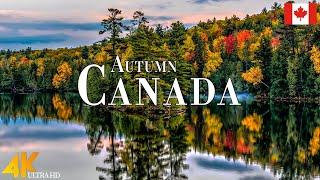 Autumn Canada 4K Ultra HD • Stunning Footage Canada, Scenic Relaxation Film with Calming Music.