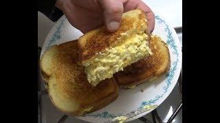 Creative Grilled Cheese with Soft Scrambled Eggs; EPISODE: 100