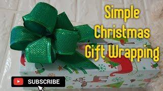 SIMPLE CHRISTMAS GIFT WRAPPING // DIY // CLAUDINE G.