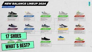 NEW BALANCE lineup 2024. Review and comparison of 17 models. 1080v13 vs Vongo v6 vs SC Elite v4.