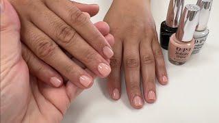 Manicure with the *new* OPI Infinite Shine in "Passion" [Watch Me Work]