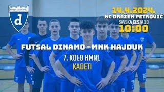 KADETI: FUTSAL DINAMO - MNK HAJDUK