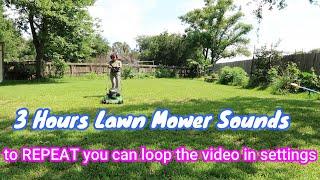 3 Hrs LAWN MOWER SOUNDS ASMR For Sleeping, Study & Relax Better Quality Sounds |KCe Sounds