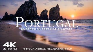 Best of PORTUGAL  Drone Aerial 4K | 4 Hour Ambient Relaxation Film #portugal