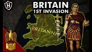 Caesar ️ First Invasion of Britain, 55 BC