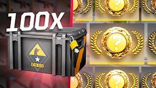 I Unboxed 100 CS:GO Weapon 1 Cases in a CS2 Game?!